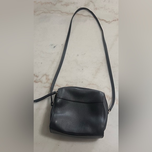 Kate Spade Black Perforated Leather Mini Crossbody Bag - Picture 4 of 8